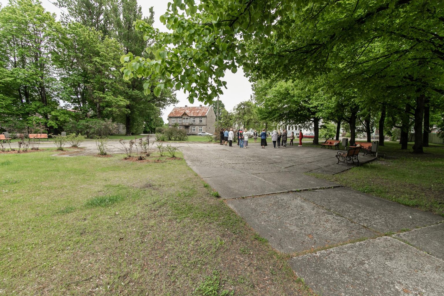 Pärnu ühisgümnaasiumi pere soovib koos linnavalitsusega muuta Olev Siinmaa pargi senisest meeldivamaks paigaks.