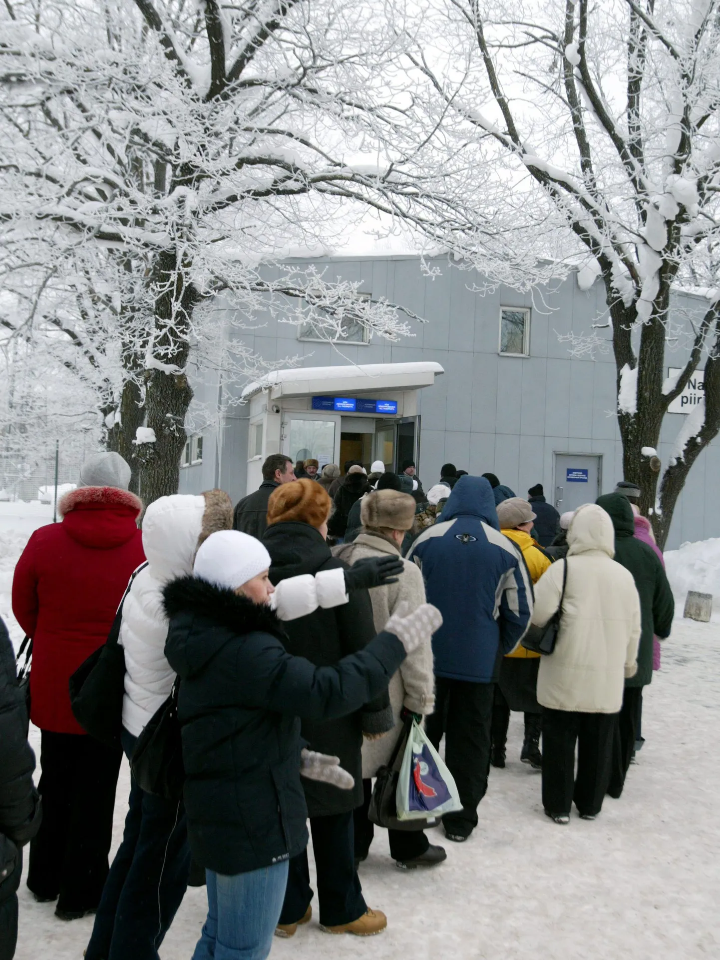 Narva piiripunkt.