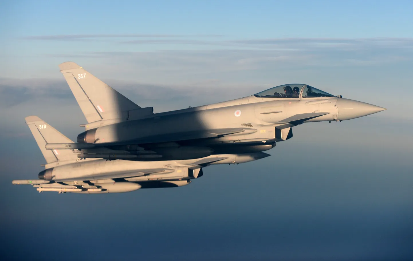 Eurofighter Typhoon. Pilt on illustreeriv.