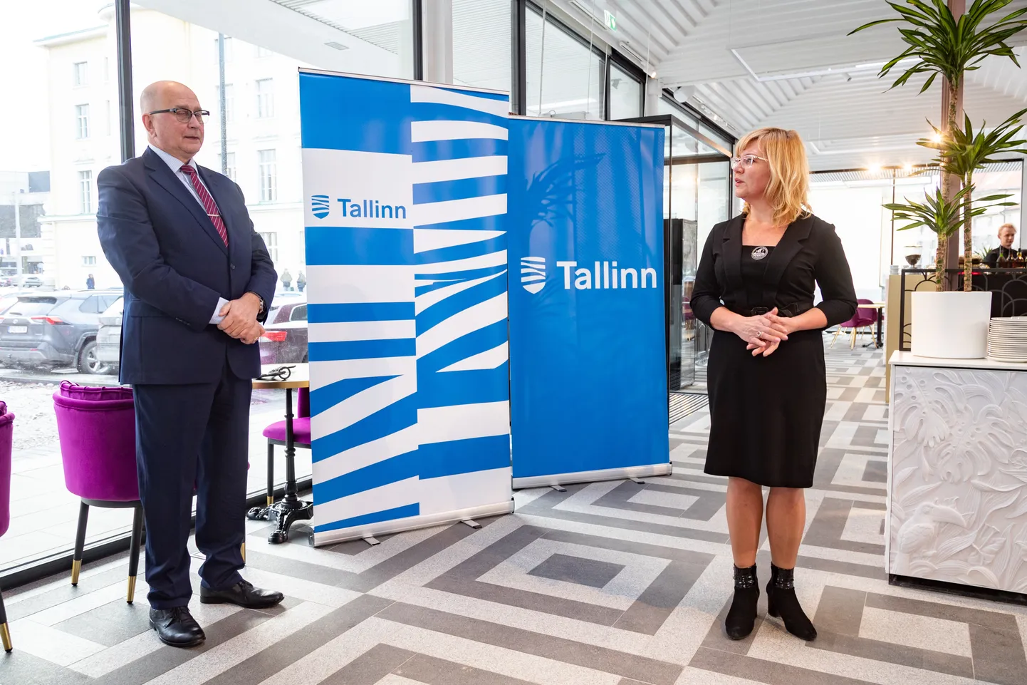 Tallinna endised abilinnapead Kalle Klandorf ja Eha Võrk.