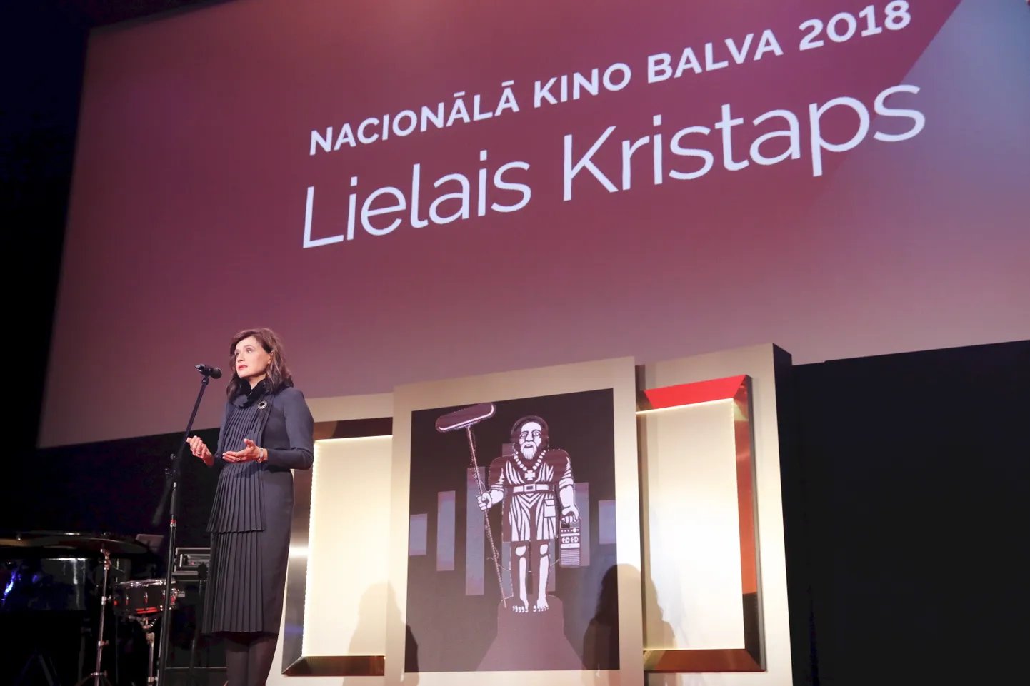 Nacionālā kino festivāla Lielais Kristaps balvu pasniegšanas ceremonija kinoteātrī Splendid Palace.