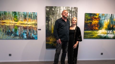 GALERII ⟩ Örbi maastikud ja Urbi interjöörid: Vernissage'i galeriis avati uus ühisnäitus