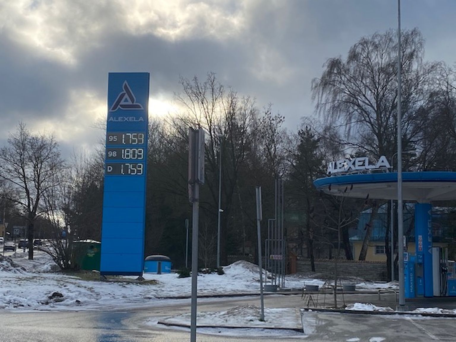 Kütuse hinnad Alexela tanklas 31. jaanuaril.