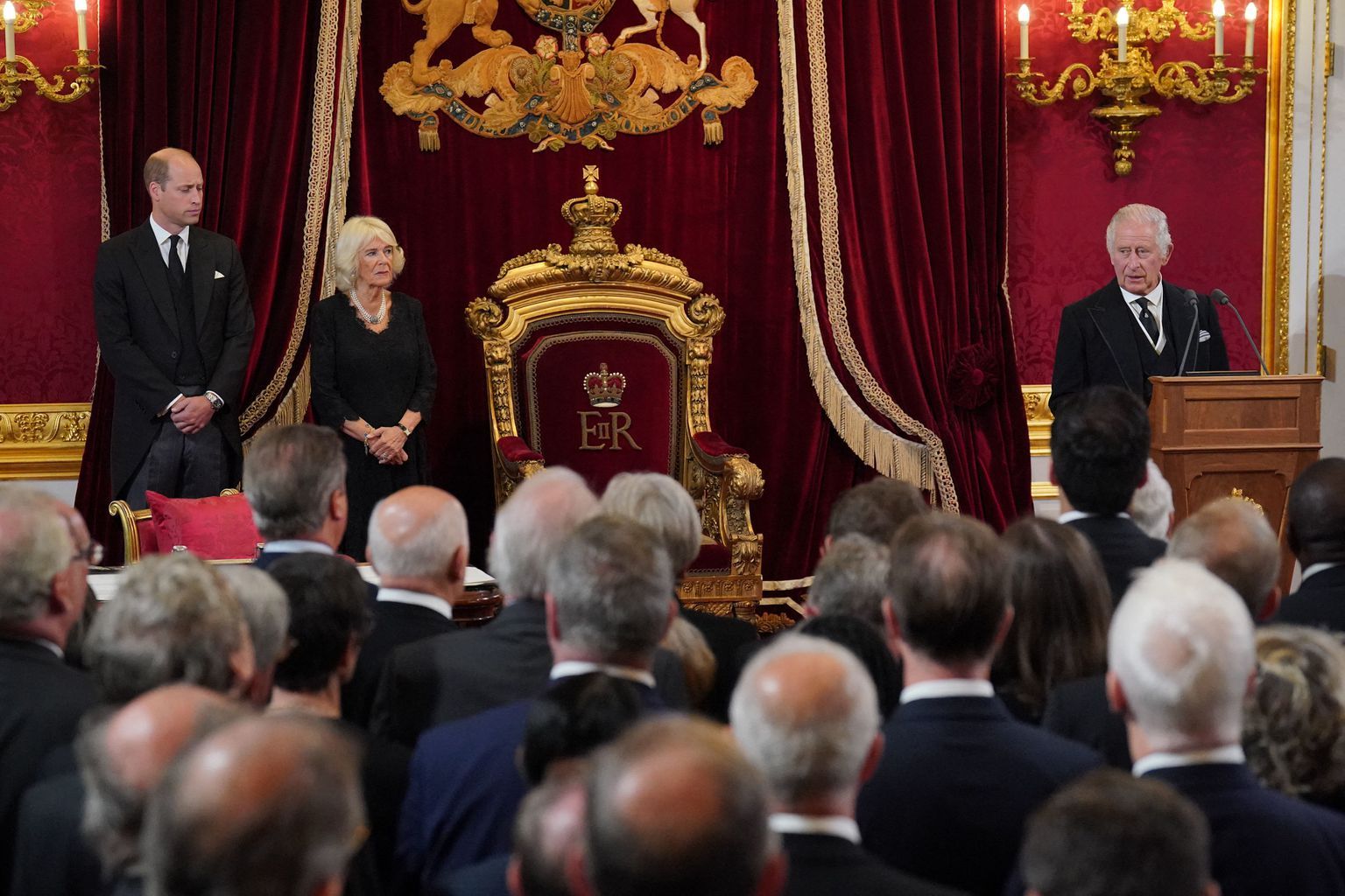 Церемония провозглашения Карла III новым королем Соединенного Королевства
