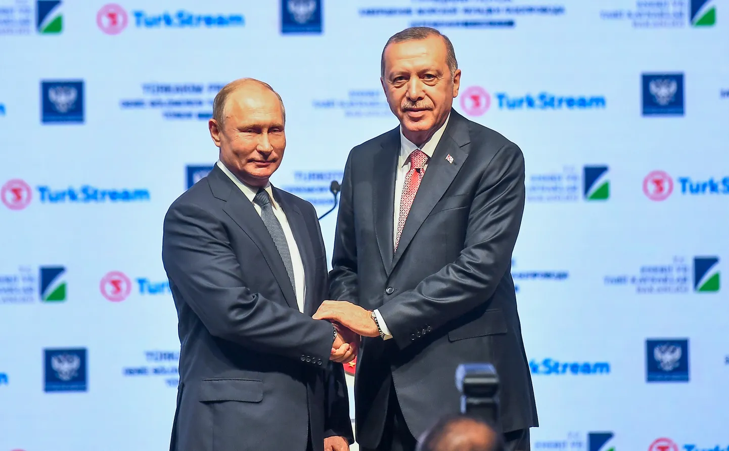 Реджеп Тайип Эрдоган и Владимир Путин.
