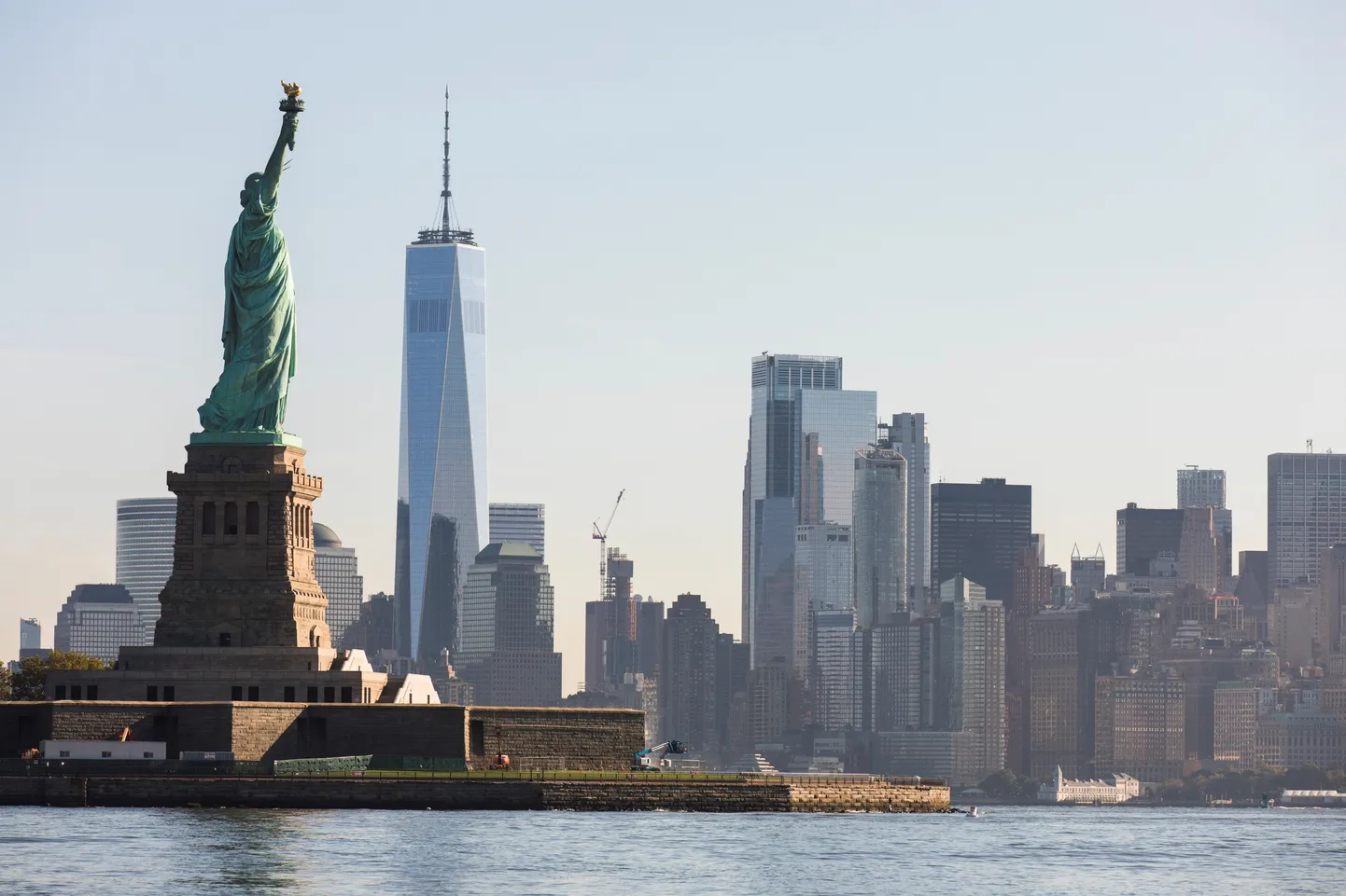 USA idaranniku suurlinn New York ja selle sümbol Vabadussammas