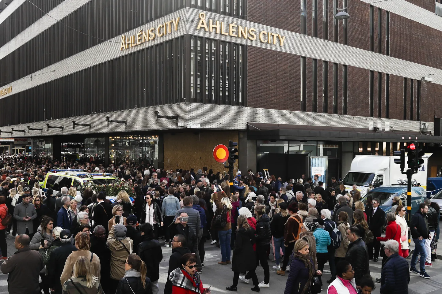 Drottninggatani tänav Stockholmi kesklinnas.