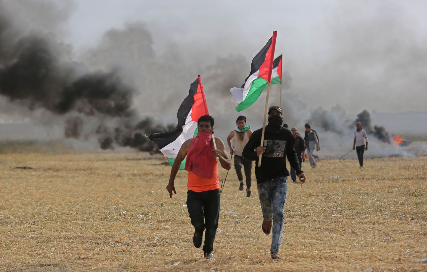 Palestiina meeleavaldajad.