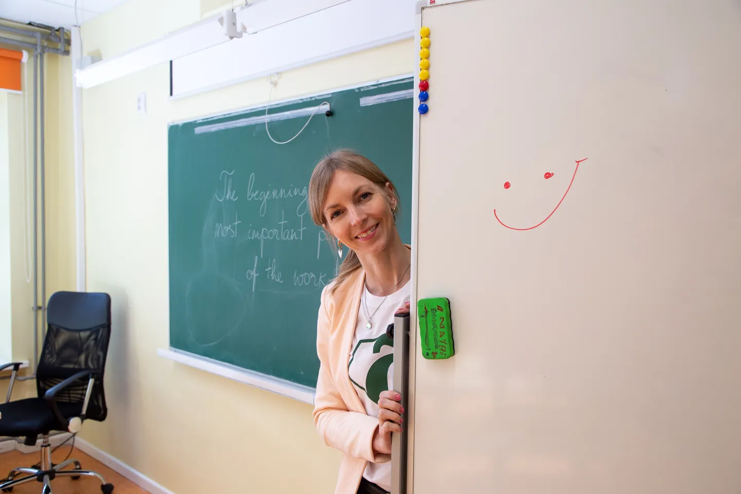 Koigi põhikooli inglise keele õpetaja Kaisa Berg. Pilt on illustratiivne.