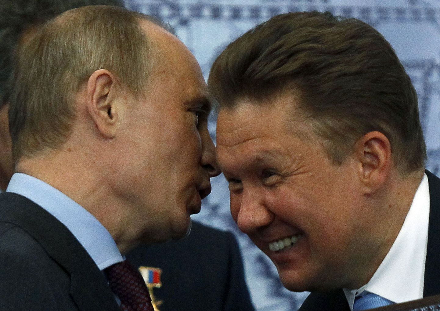 Владимир Путин и Алексей Миллер.