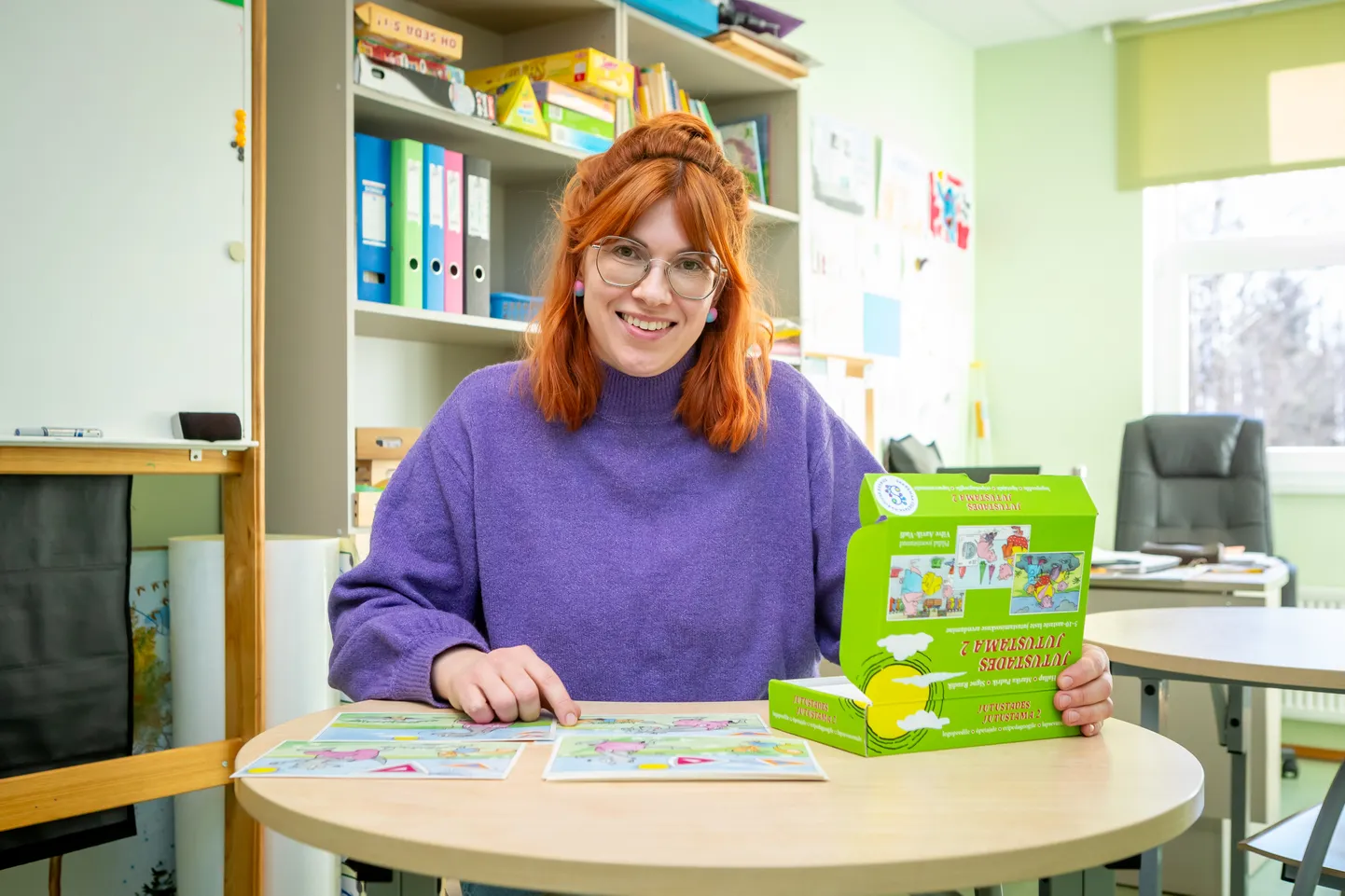 EMAKEELEOSKUS PAREMAKS: logopeed Annaliisa Ratase sõnul aitab väikese lapse emakeeleoskust paremaks muuta see, kui temaga aega veeta, vestelda, raamatuid vaadata ja mängida.