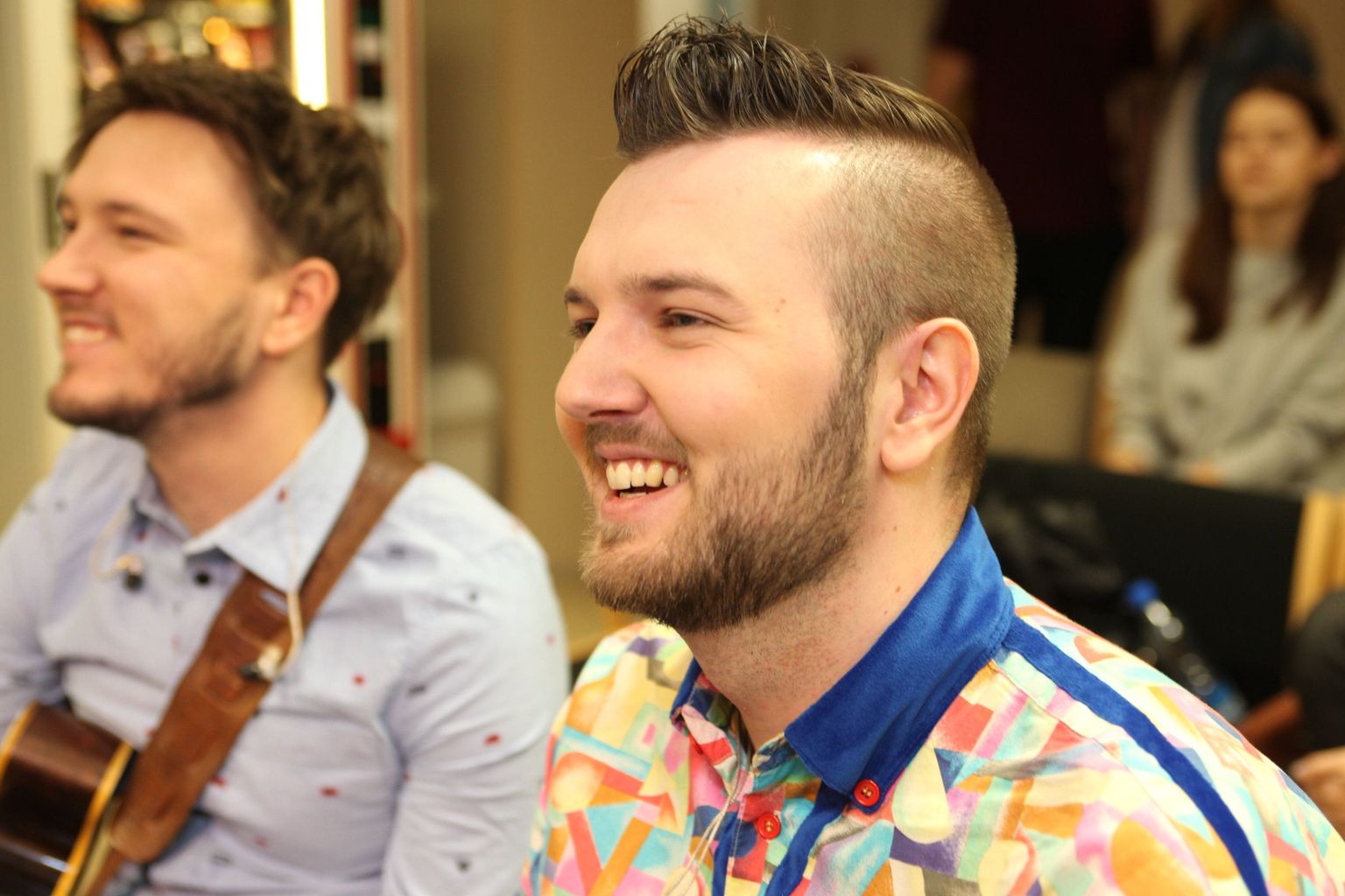 1. veebruaril toimusid Telemajas Eesti Laulu 2. poolfinaali proovid. Kali Briis Band