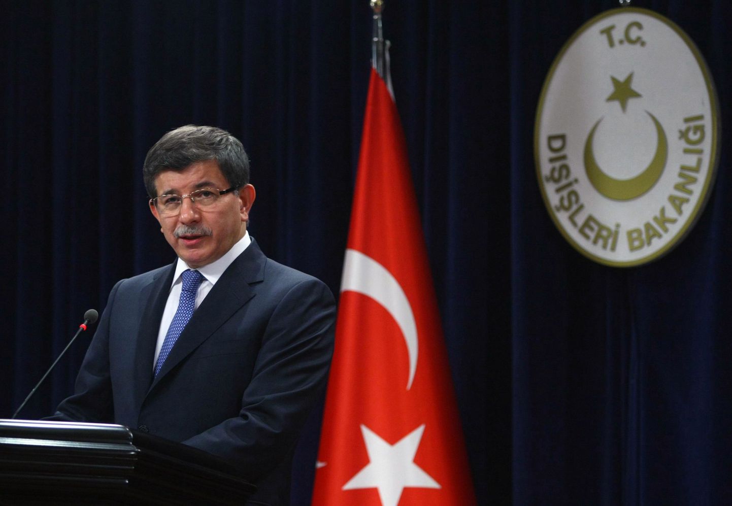 Türgi välisminister Ahmet Davutoğlu.