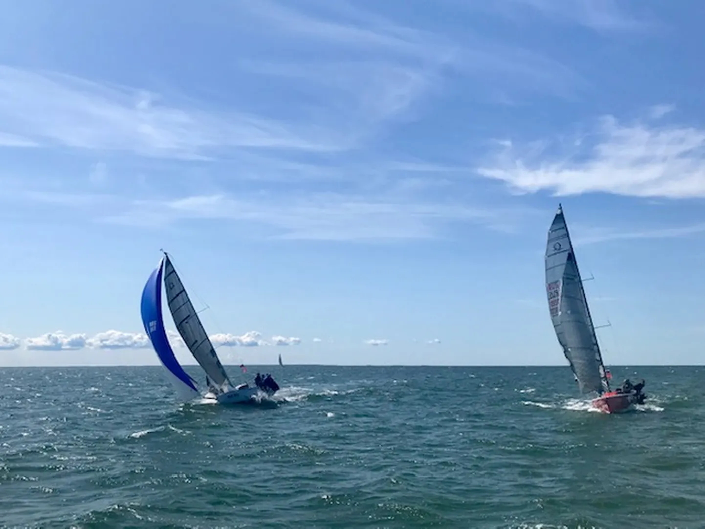 Open 800 jahid Muhu Väin 2019 finišis
