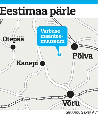 Kaart muuseumi asukohaga. Graafik: Silver Alt