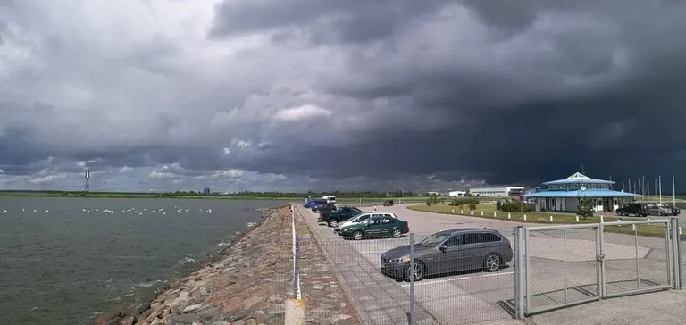 Olukord Roomassaare sadamas kella 13.40 paiku. Foto: