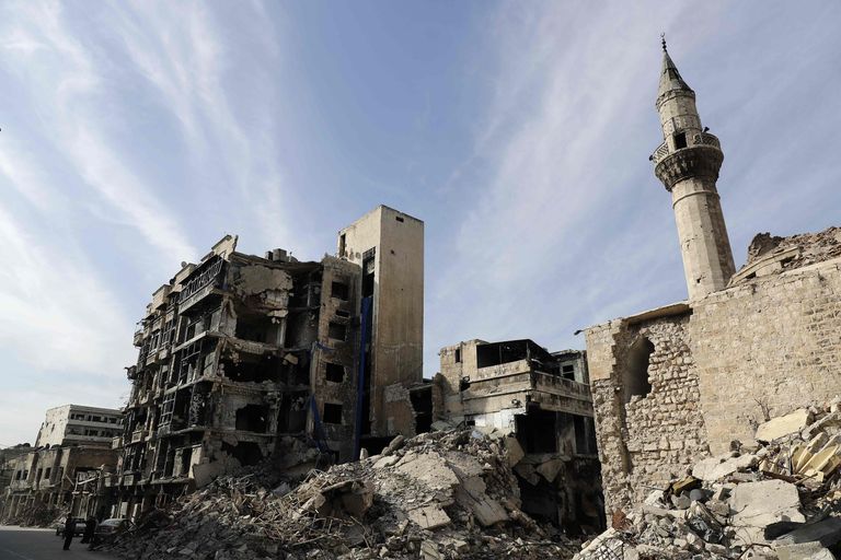 Süüria sõjas kannatada saanud Aleppo