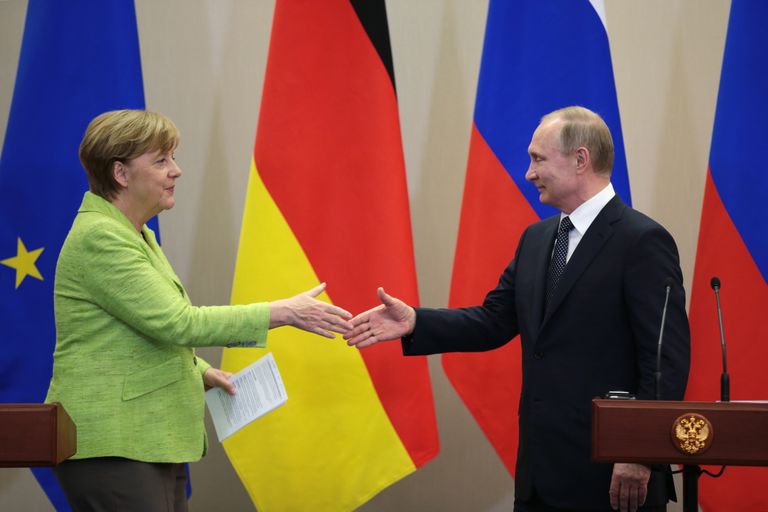 Saksa kantsler Angela Merkel ja Vene president Vladimir Putin