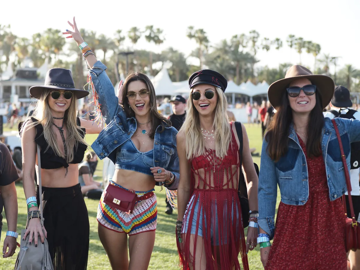 Coachella külastajad.