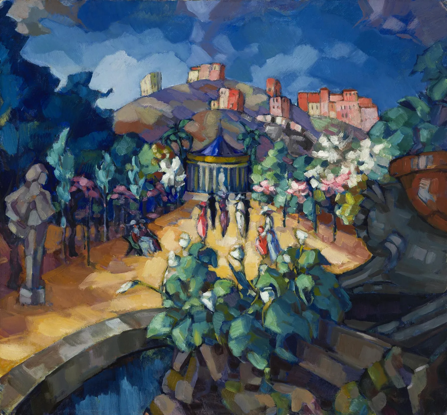 Konrad Mägi maali «Itaalia maastik. Rooma» (84,7 x 90,5 cm) valmimise ajaks on märgitud aastad 1922–1923. Teos kuulub Enn Kunila kunstikollektsiooni.
