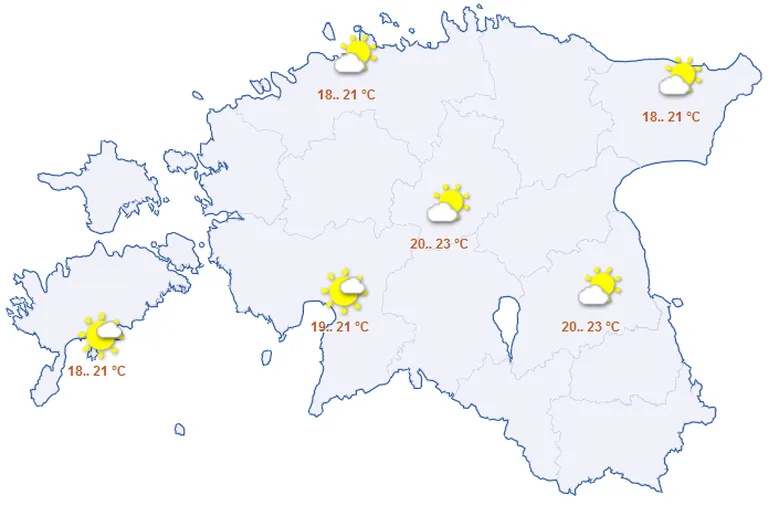 Ilm pühapäeval