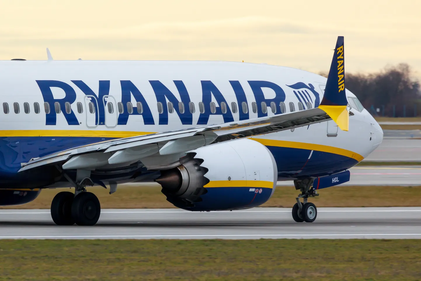 "Ryanair" lidmašīna.