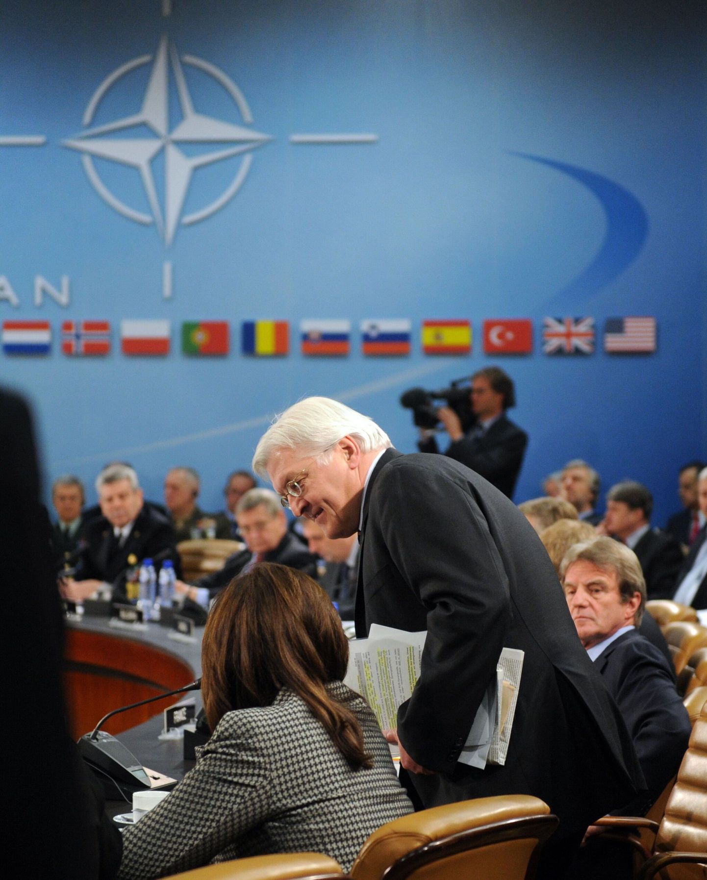 Saksa välisminister Frank-Walter Steinmeier enne NATO välisministrite märtsikuist kohtumist