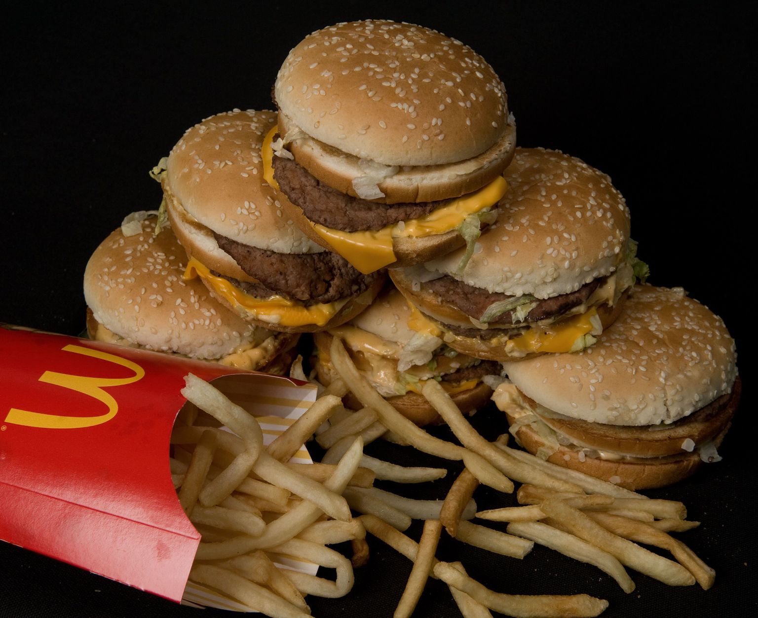 McDonald'si Big Mac burgerid ja friikartulid.