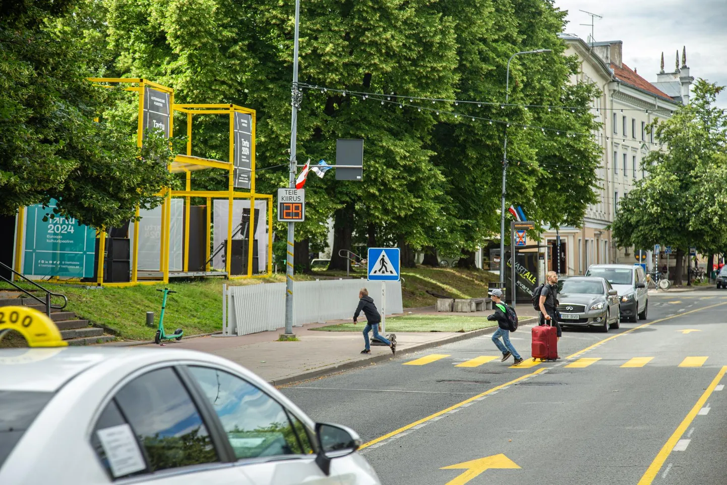 Eilsest on Vabaduse puiesteel lubatud suurim kiirus 20 km/h.