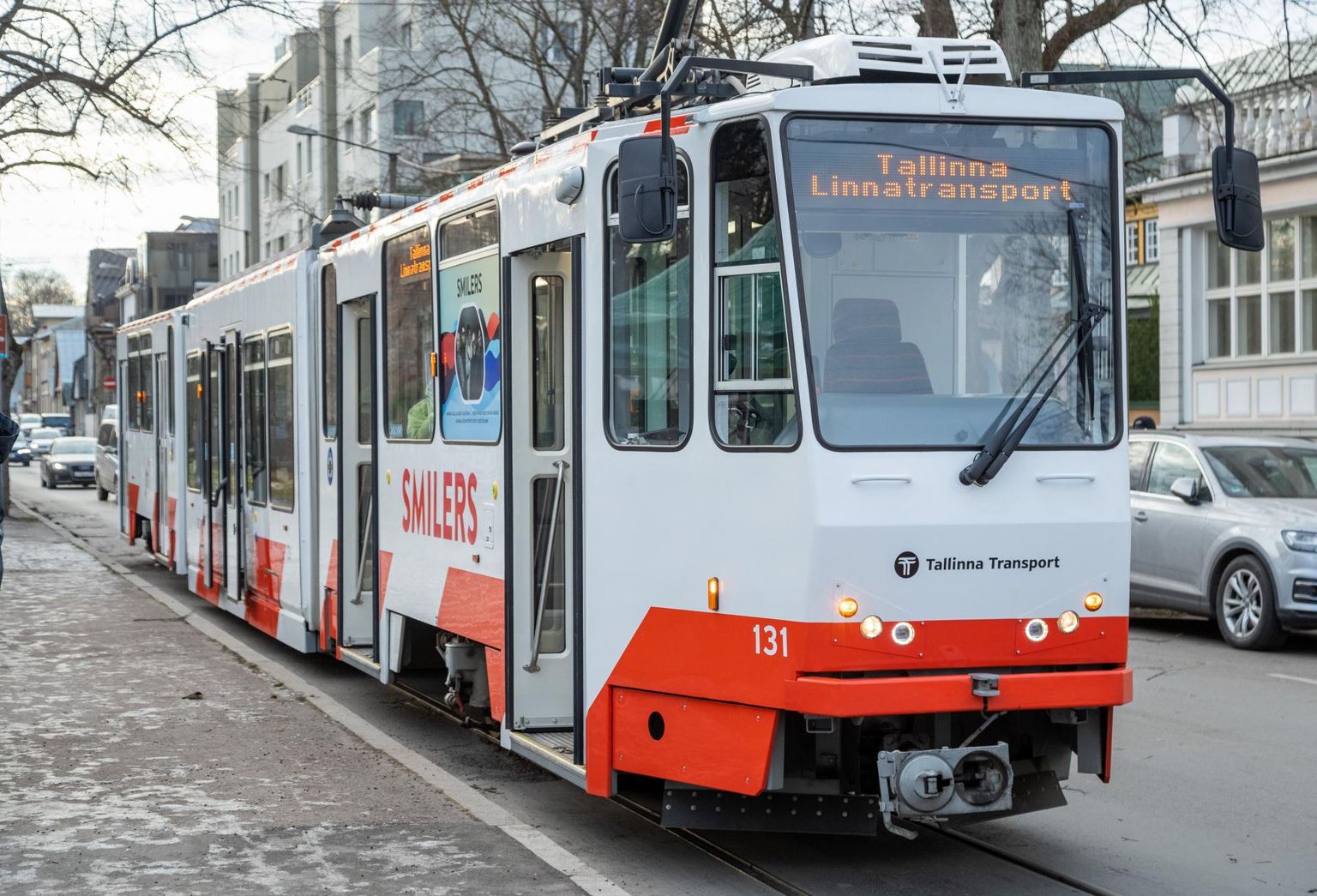 Трамвай в Таллинне. Снимок иллюстративный.