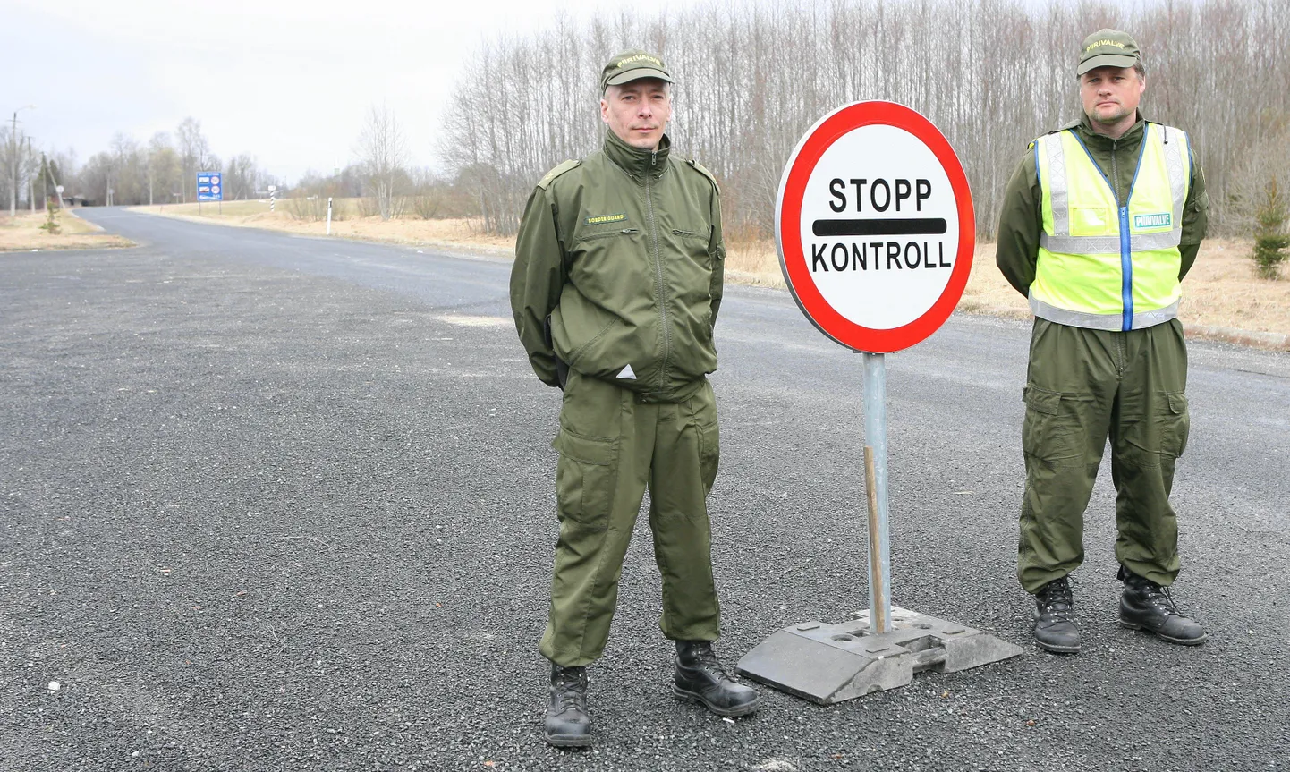 Mõisaküla ajutine piiripunkt.