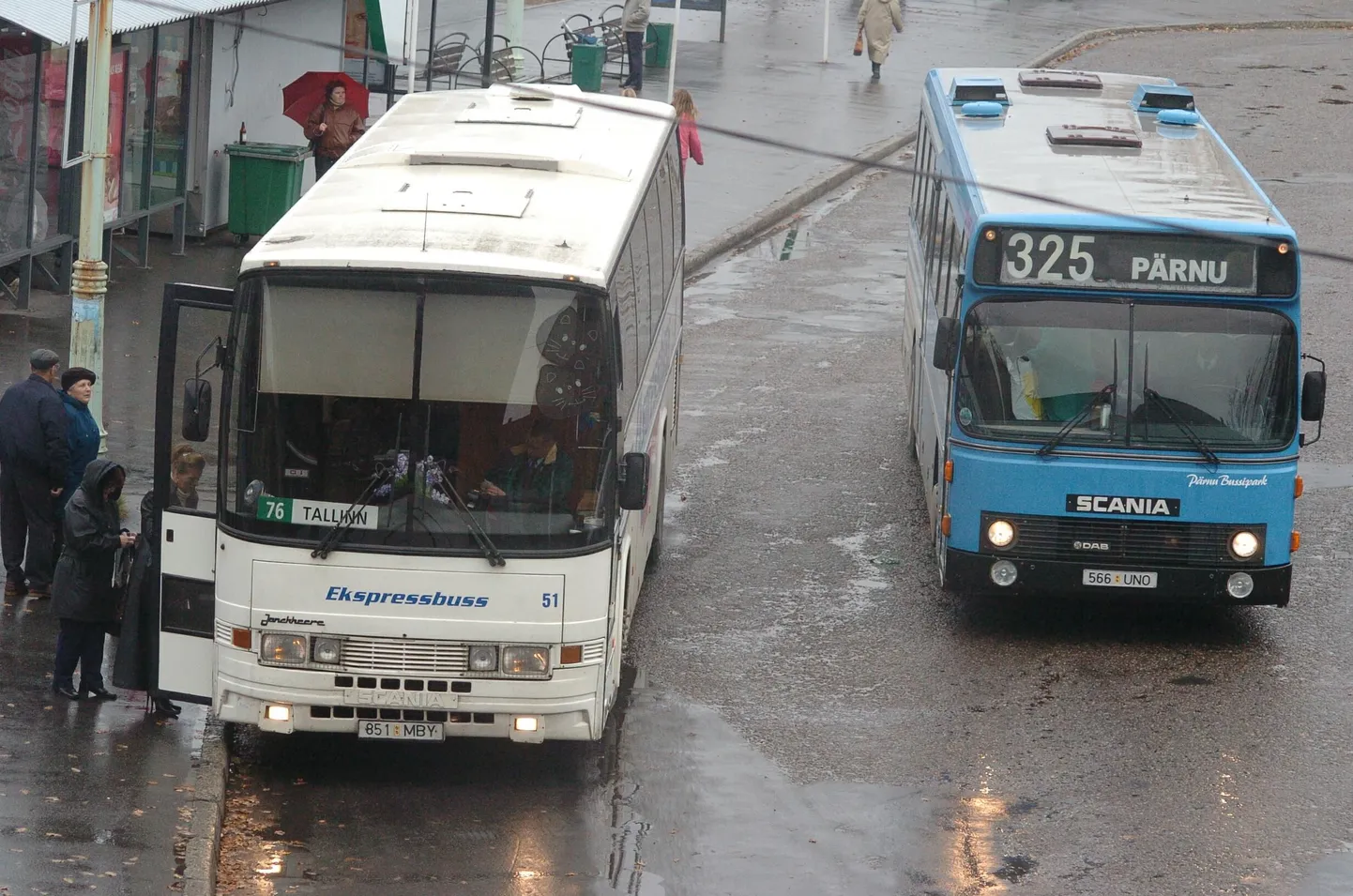 Pärnu bussijaam.