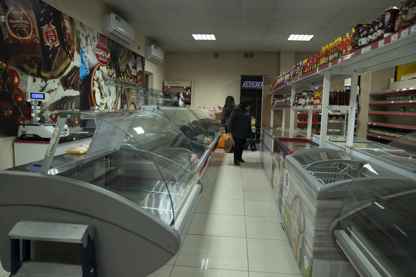 Toiduvalik Mägi-Karabahhi pealinna Xankəndi poes 7. jaanuaril 2023