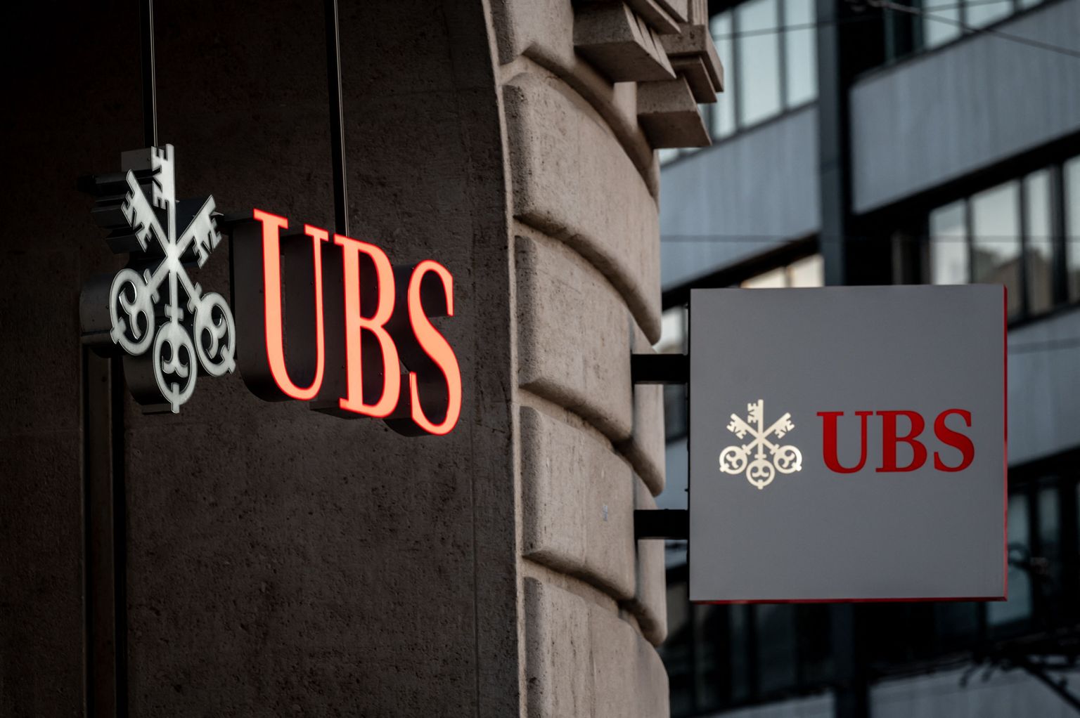 UBS-i kontor Šveitsis, Baseli linnas.