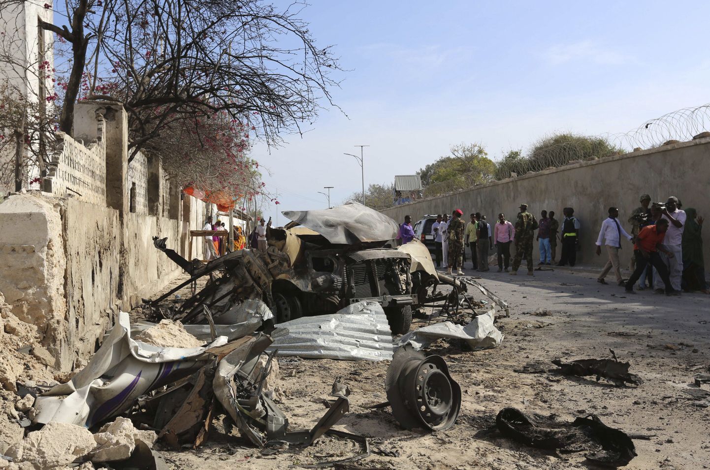 Somaalia presidendipalee lähistel hukkus plahvatuses viis inimest.