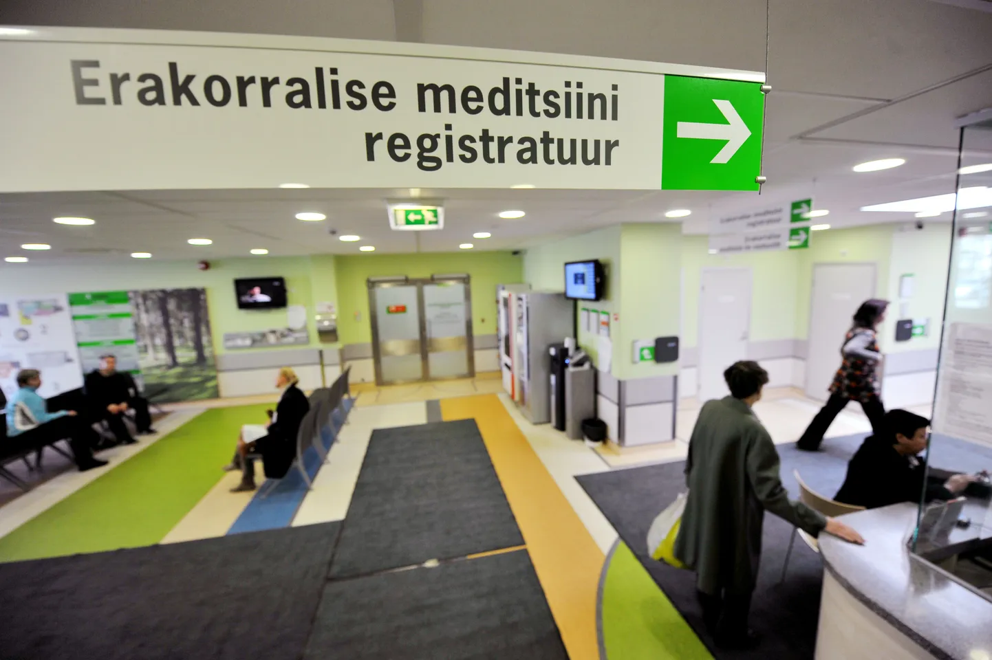 Erakorralise meditsiini osakond Põhja-Eesti Regionaalhaiglas.