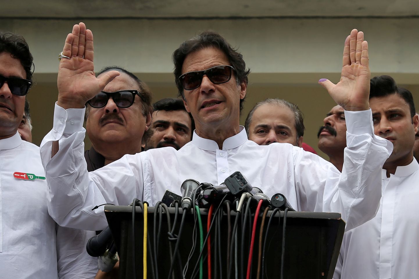 Poliitikukarjääri valinud endine kriketitäht Imran Khan.