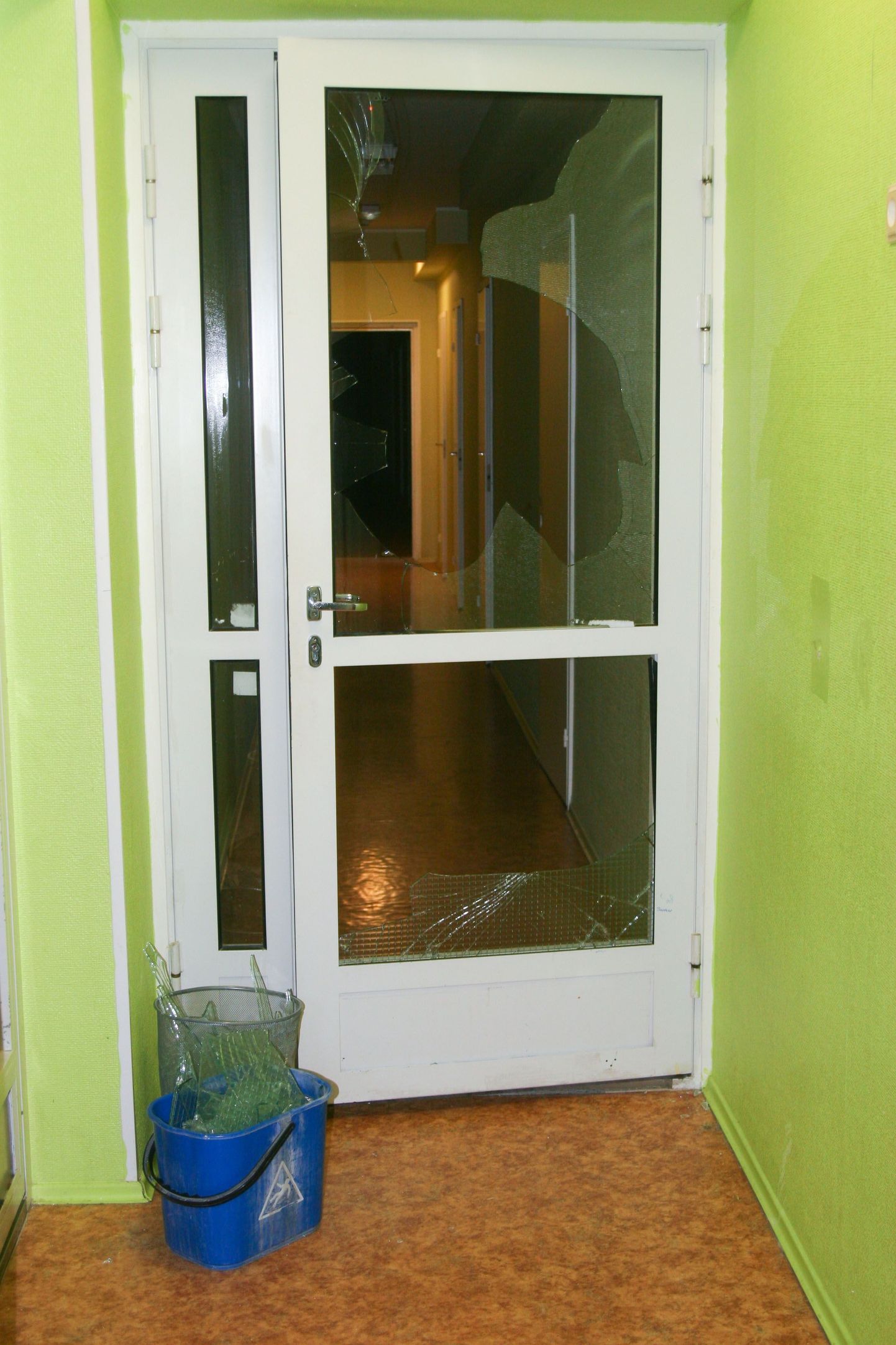 Tapa erikooli vandaalitsevad õpilased lõhkusid peamiselt ukse- ja aknaklaase.