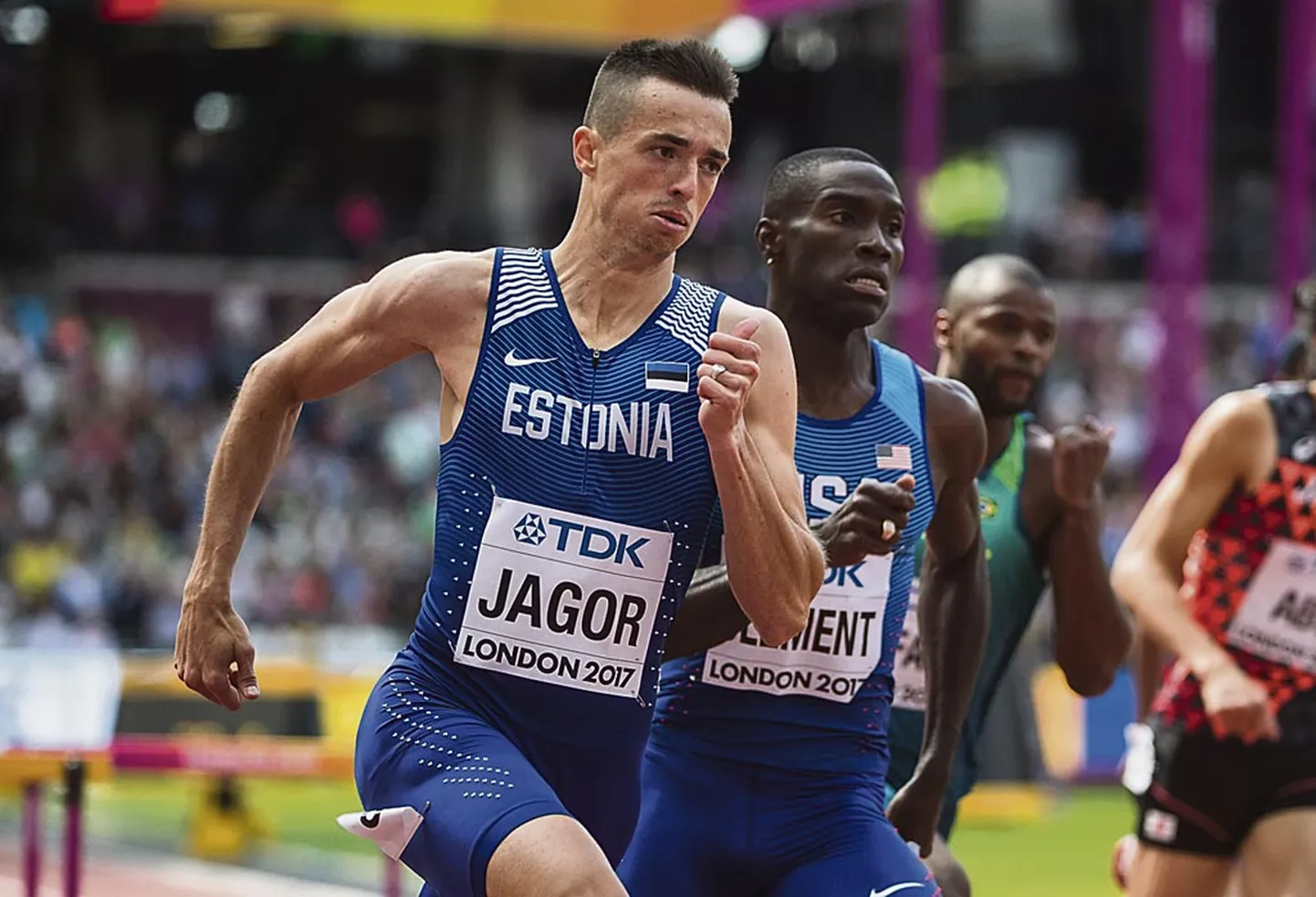 Jaak-Heinrich Jagor läbis Londoni MMil poolfinaalis tõketega staadioniringi ajaga 50,43. Eeljooksus oli tema tulemus 49,81.