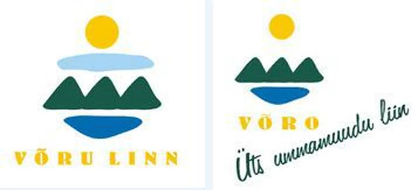 Võru vahetas senise tunnuslause (pildil) maagilisema vastu.
