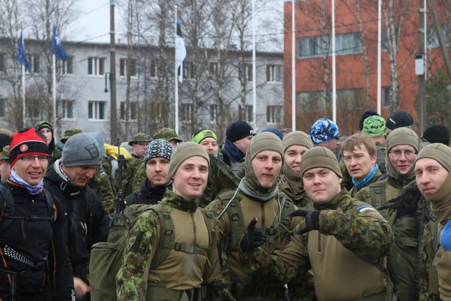 Scoutsrännakul osalenud mehed.