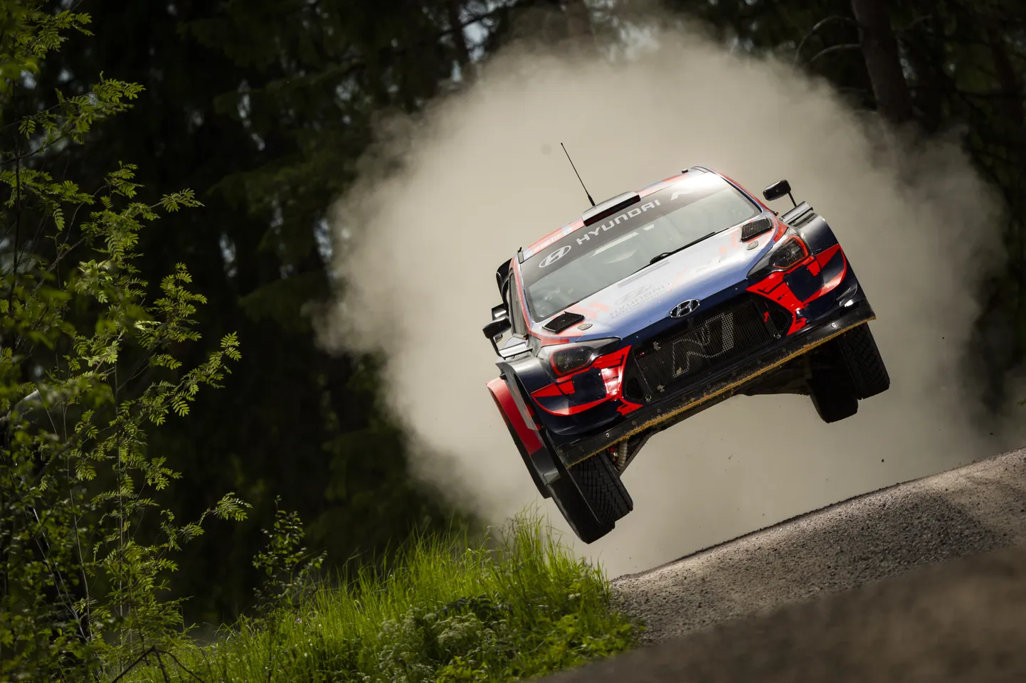 Ott Tänak eelmisel nädalal Soomes toimunud testil.
