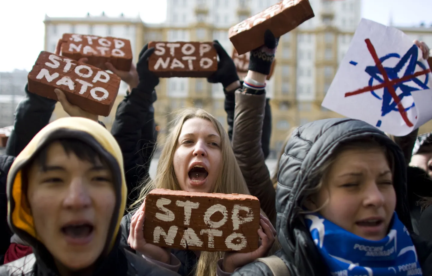 NATO-vastane meeleavaldus Moskvas.