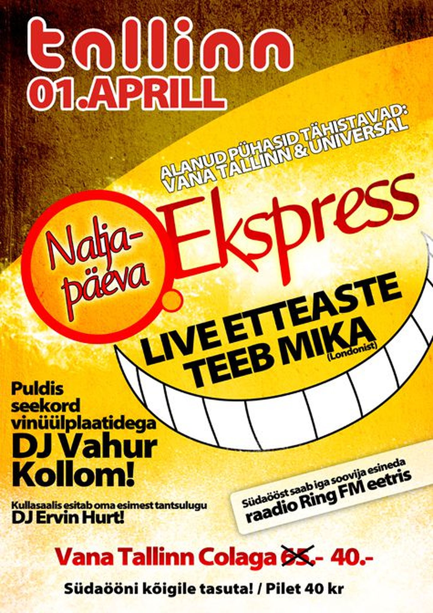 Täna, 1. aprillil esineb Club Tallinnas MIKA!