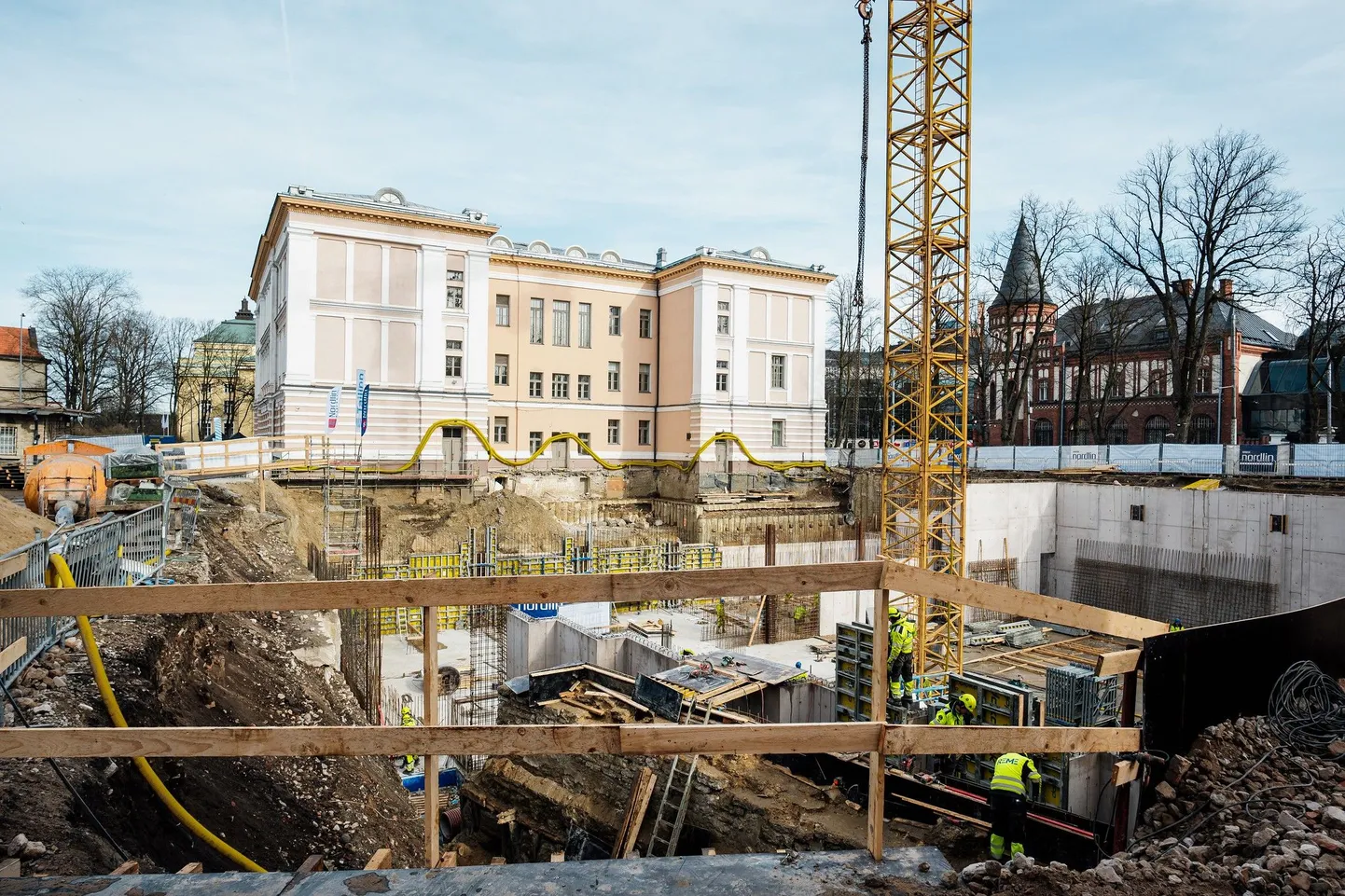 Tallinna Reaalkooli juurdeehitis sai nurgakivi.