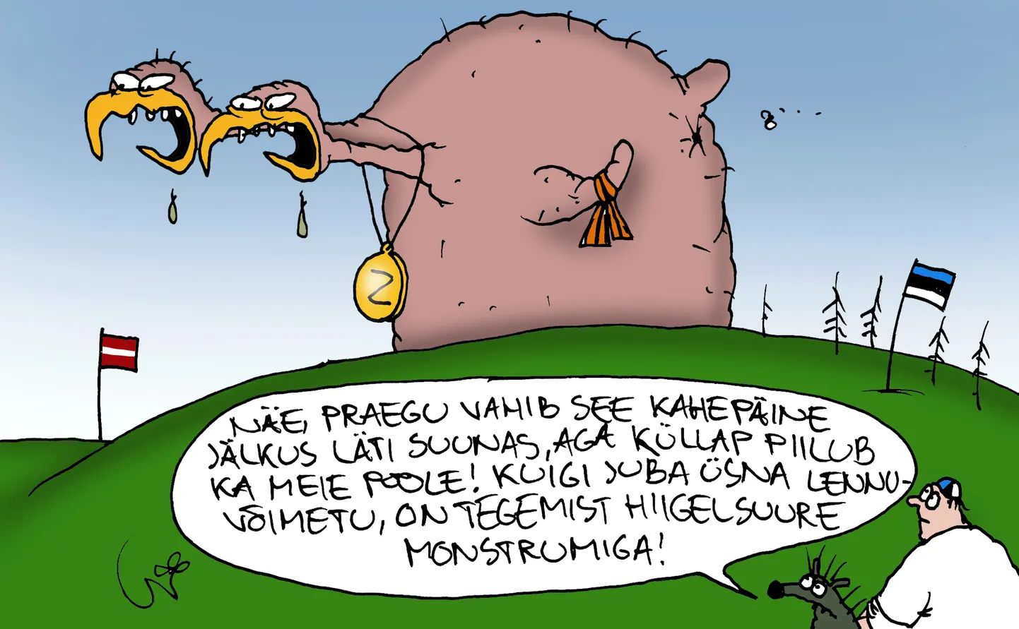 Päevakarikatuur. 8.06.2025. Urmas Nemvalts.