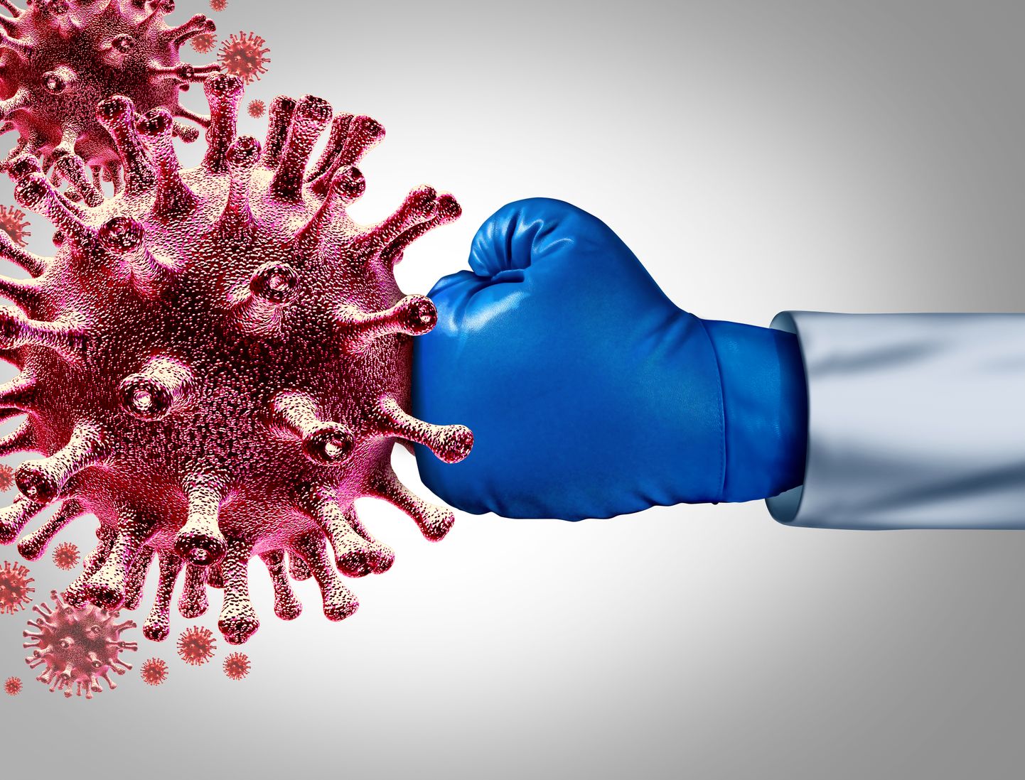 Бой коронавирусу. Иллюстративное фото