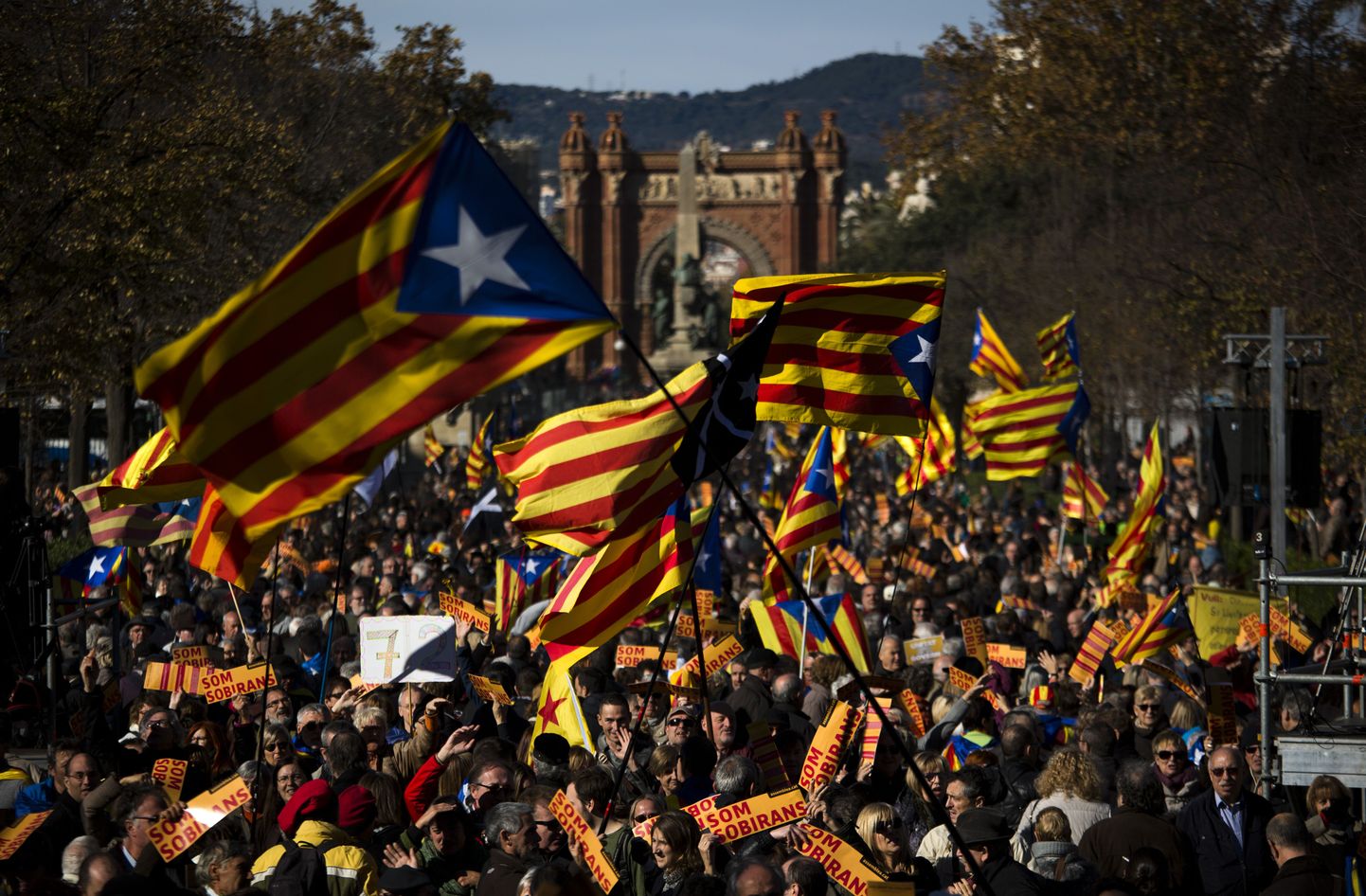 Kataloonia iseseisvuse pooldajad