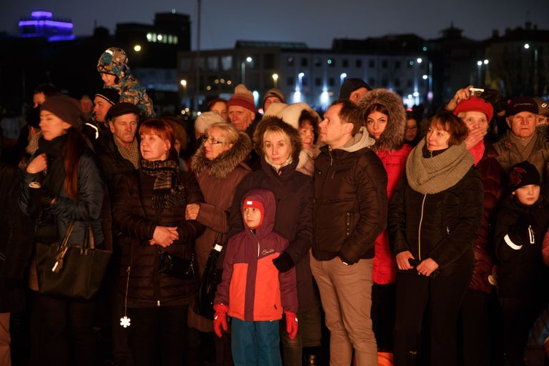 Põhja-Tallinn tähistas Tule-Kuke aasta saabumist tuleskulptuuride põletamise ja kuuselõkke süütamisega