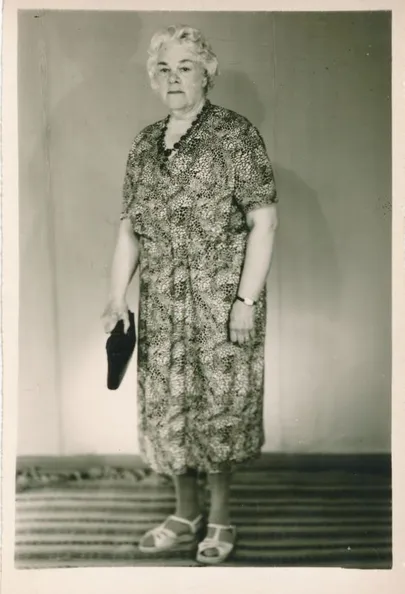Maria Laidoner, täisportree. 1965., Foto: Haapsalu ja Läänemaa Muuseumid SA, HM F 1589:5 Ff